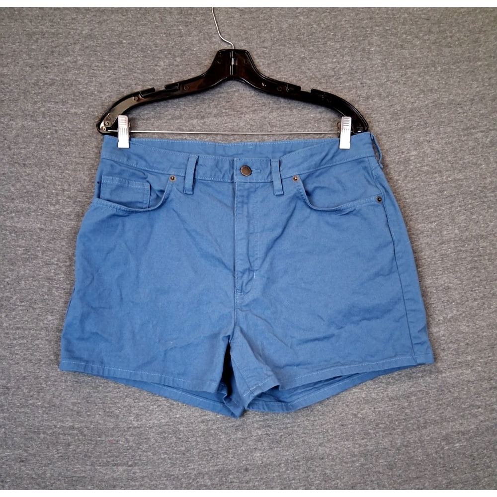 Patagonia Womens Short 14 Blue Classic Organic Cotton Stretch Gorp Granola PNW